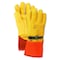 Magid Leather Gloves, 13in Length, Yellow, Size 10 60606P-IO-10 - alternate 1
